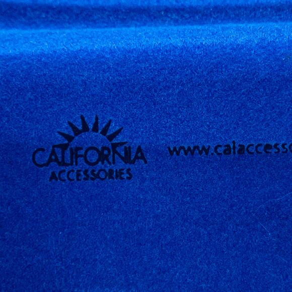 Eyeglass Case Hard Clam Shell Red Canvas Multicolor Splatters Velvet Interior - Picture 2 of 6